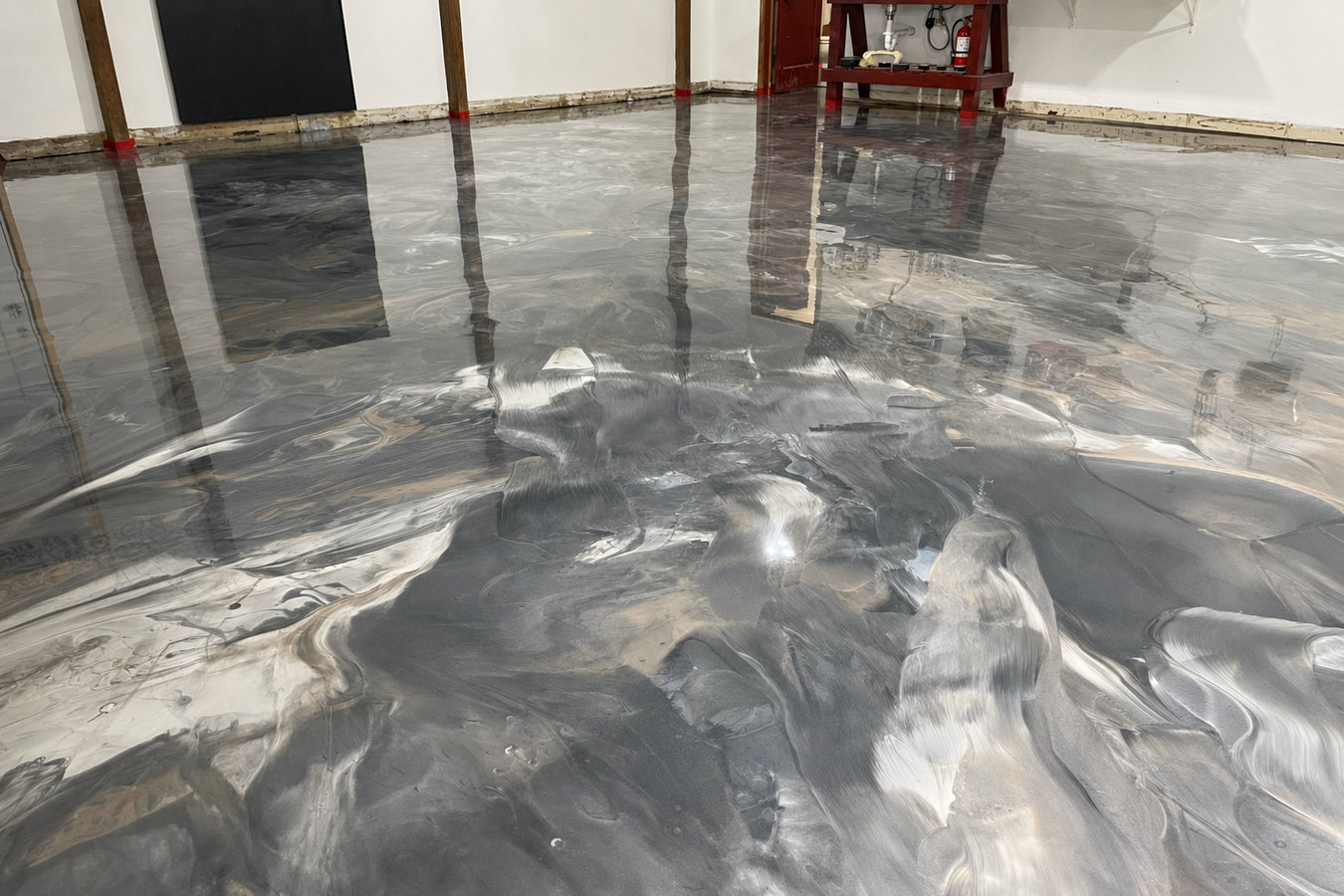 Metallic Epoxy Flooring in Midlothian, TX